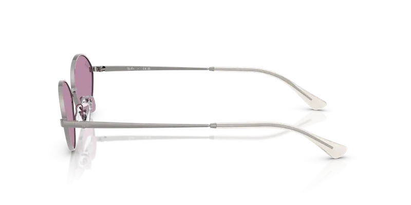 Ray - Ban Unisex RB3757 KAI 004/69 Occhiali da sole Metallo Grigio Viola Rotonda Normale miniatura 3