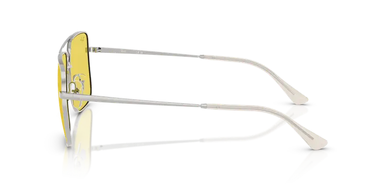 Ray - Ban Unisex RB3758 ARI 003/6D Occhiali da sole Metallo Argento Giallo Squadrata Normale miniatura 3