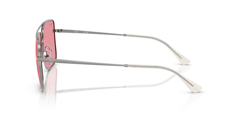 Ray - Ban Unisex RB3758 ARI 004/84 Occhiali da sole Metallo Grigio Rosa Squadrata Normale miniatura 3