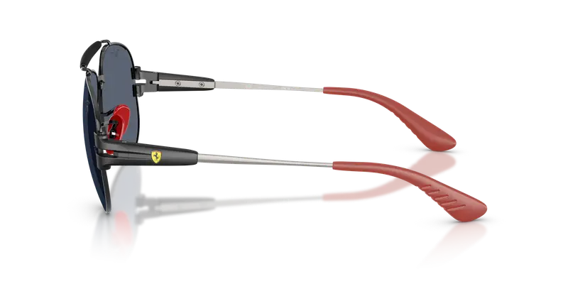 Ray - Ban Unisex RB3762M F00987 Occhiali da sole Metallo Nero Grigio Pantos Normale miniatura 3