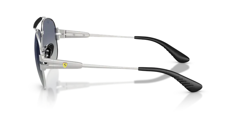 Ray - Ban Unisex RB3762M F1224L Occhiali da sole Metallo Argento Grigio Pantos Normale Sfumato miniatura 3