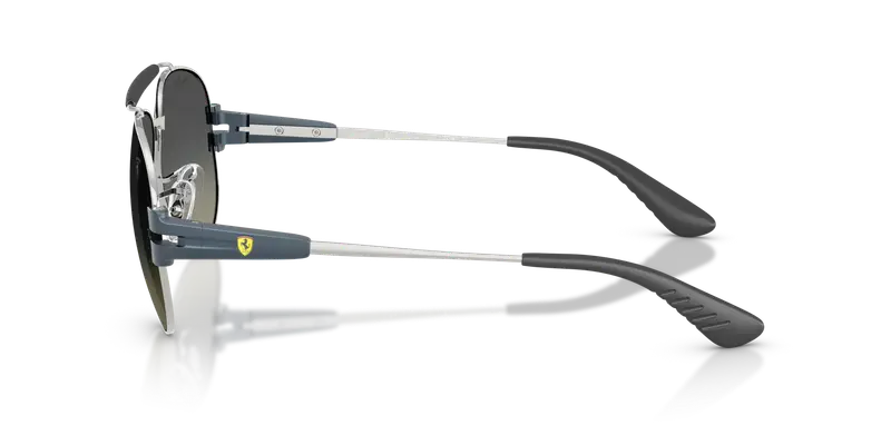 Ray - Ban Unisex RB3762M F12311 Occhiali da sole Metallo Argento Grigio Pantos Normale Sfumato miniatura 3