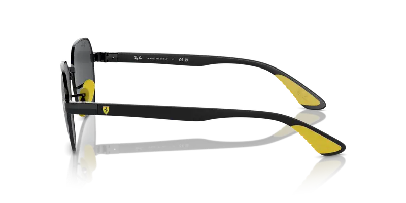 Ray - Ban Unisex RB3794M F09487 Occhiali da sole Metallo Nero Grigio Geometrica Normale miniatura 3