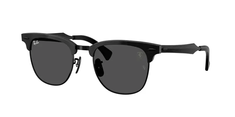 Ray - Ban Unisex RB3807M  F111B1 Occhiali da sole  Nero Grigio Squadrata Normale