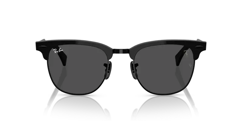 Ray - Ban Unisex RB3807M F111B1 Occhiali da sole Nero Grigio Squadrata Normale miniatura 2