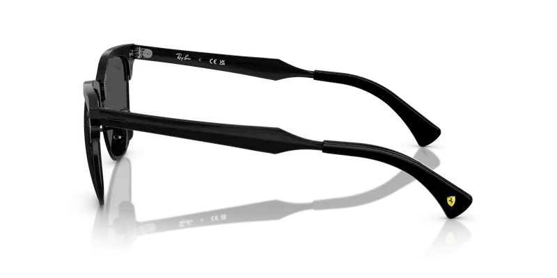 Ray - Ban Unisex RB3807M F111B1 Occhiali da sole Nero Grigio Squadrata Normale miniatura 3