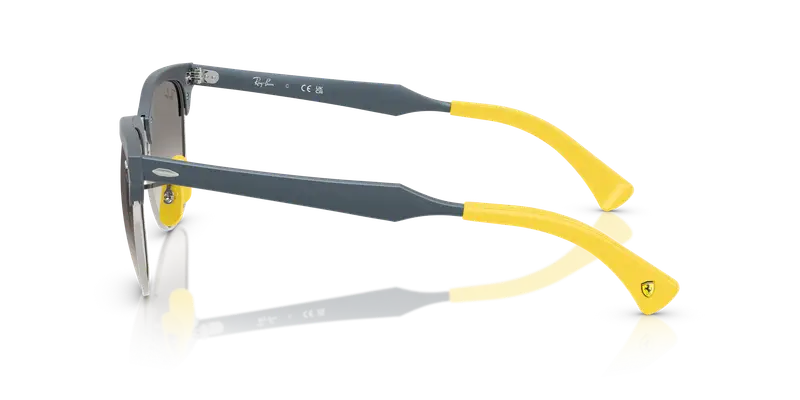 Ray - Ban Unisex RB3807M F11232 Occhiali da sole Blu Grigio Squadrata Normale Sfumato miniatura 3