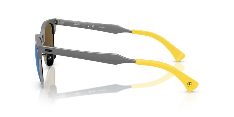 Ray - Ban Unisex RB3807M F1134L Occhiali da sole Grigio Squadrata Polarizzata miniatura 3