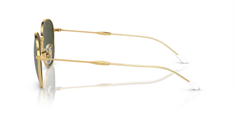 Ray - Ban Unisex RB3809 001/31 Occhiali da sole Metallo Oro Verde Pantos Normale miniatura 3