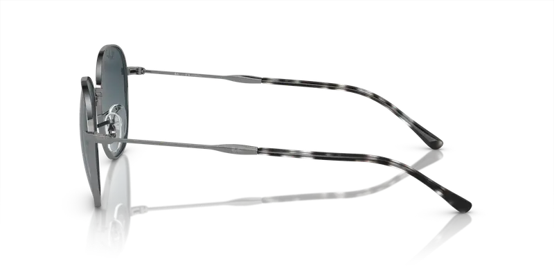 Ray - Ban Unisex RB3809 004/S3 Occhiali da sole Metallo Grigio Blu Pantos Polarizzata Sfumato miniatura 3