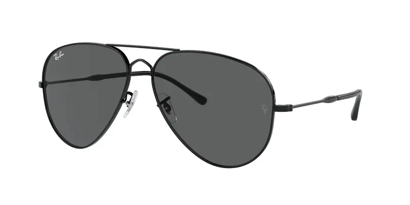 Ray - Ban Unisex RB3825 OLD AVIATOR 002/B1 Occhiali da sole Metallo Nero Grigio Pilot Normale