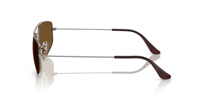 Ray - Ban Unisex RB3845 EXPLORER 5 004/57 Occhiali da sole Metallo Grigio Geometrica Polarizzata miniatura 3