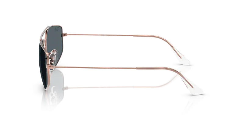 Ray - Ban Unisex RB3845 EXPLORER 5 9035R5 Occhiali da sole Metallo Bronzo Blu Geometrica Normale miniatura 3