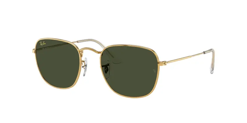 Ray - Ban Unisex RB3857 FRANK 919631 Occhiali da sole Metallo Oro G15 Squadrata Normale