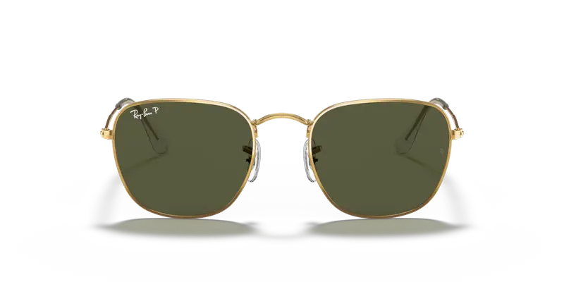 Ray - Ban Unisex RB3857 FRANK 919658 Occhiali da sole Metallo Oro G15 Squadrata Polarizzata miniatura 2