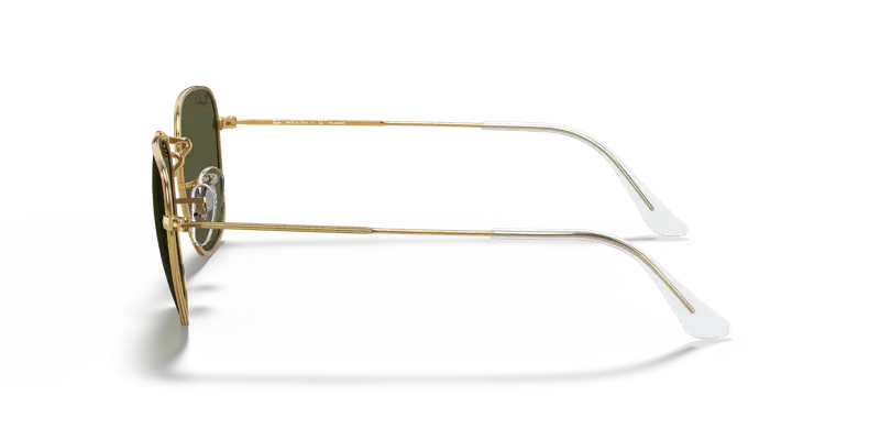 Ray - Ban Unisex RB3857 FRANK 919658 Occhiali da sole Metallo Oro G15 Squadrata Polarizzata miniatura 3