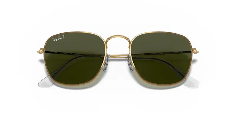 Unisex RB3857 FRANK 919658 Occhiali da sole Metallo Oro G15 Squadrata Polarizzata miniatura 2