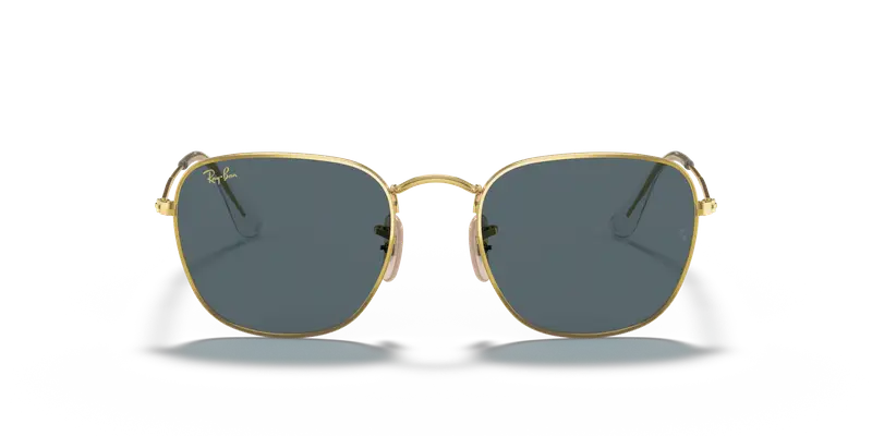 Ray - Ban Unisex RB3857 FRANK 9196R5 Occhiali da sole Metallo Oro Blu Squadrata Normale miniatura 2