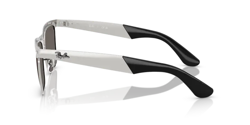 Ray - Ban Unisex RB3875 WAYFARER DELUXE 019/B1 Occhiali da sole Metallo Argento Grigio Squadrata Normale miniatura 3