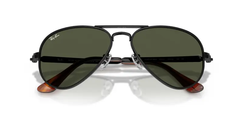 Unisex RB3925 AVIATOR MAX 002/31 Occhiali da sole Metallo Nero Verde Pilot Normale miniatura 2