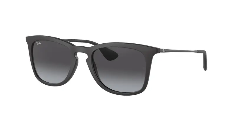 Ray - Ban Unisex RB4221 622/8G Occhiali da sole Iniettato Nero Grigio Squadrata Normale Sfumato
