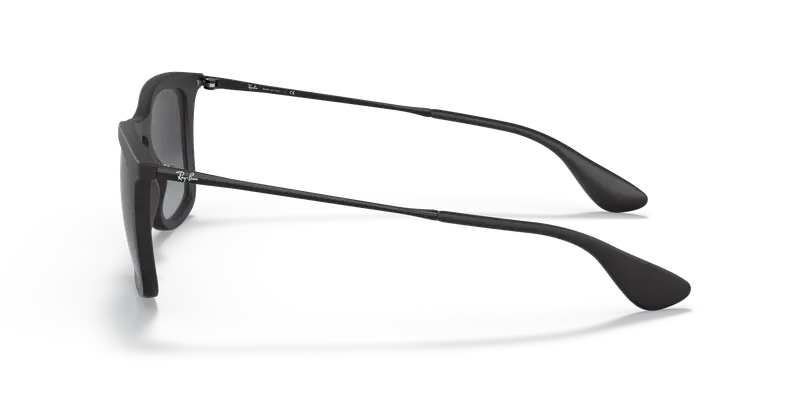 Ray - Ban Unisex RB4221 622/8G Occhiali da sole Iniettato Nero Grigio Squadrata Normale Sfumato miniatura 3