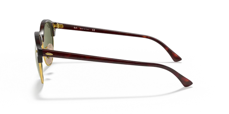 Ray - Ban Unisex RB4246 CLUBROUND 990 Occhiali da sole Acetato Tartaruga G15 Rotonda Normale miniatura 3