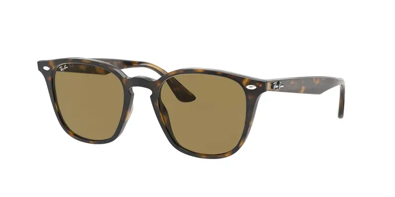 Ray - Ban Unisex RB4258F  710/73 Occhiali da sole Acetato Tartaruga Marrone Squadrata Normale