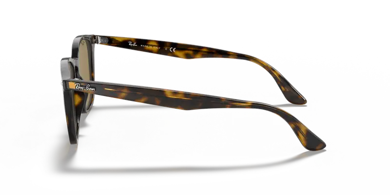 Ray - Ban Unisex RB4258F 710/73 Occhiali da sole Acetato Tartaruga Marrone Squadrata Normale miniatura 3