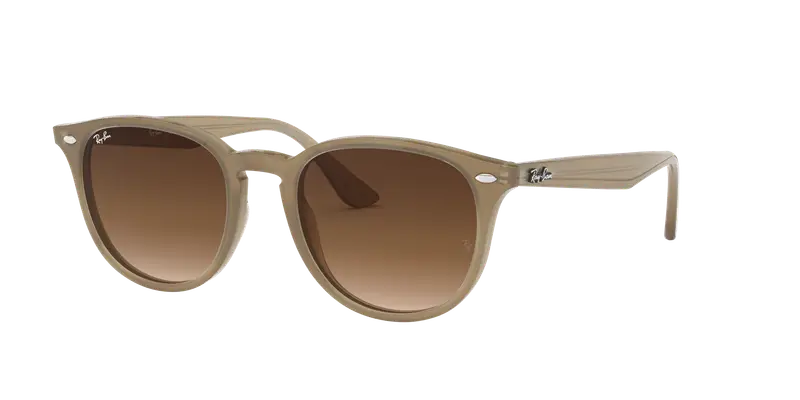 Ray - Ban Unisex RB4259F  616613 Occhiali da sole Acetato Beige Marrone Pantos Normale Sfumato