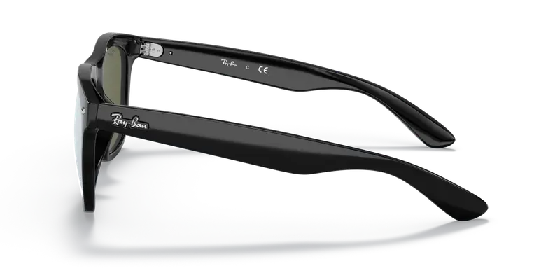 Ray - Ban Unisex RB4260D 601/30 Occhiali da sole Iniettato Nero Argento Squadrata Specchiate Specchiato miniatura 3