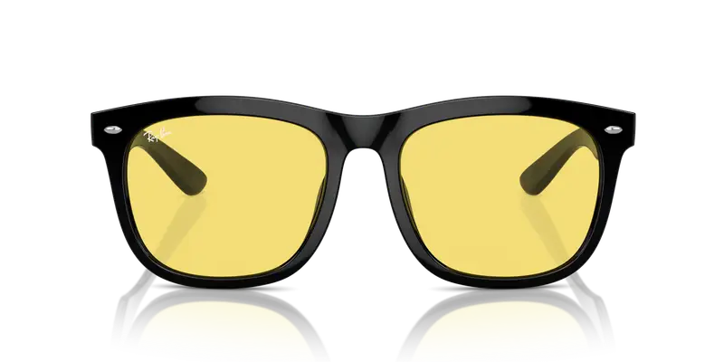 Ray - Ban Unisex RB4260D 601/85 Occhiali da sole Iniettato Nero Giallo Squadrata Normale miniatura 2