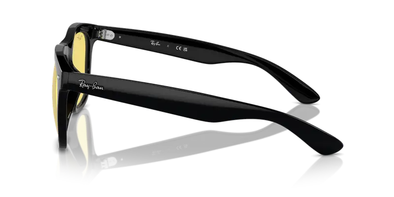 Ray - Ban Unisex RB4260D 601/85 Occhiali da sole Iniettato Nero Giallo Squadrata Normale miniatura 3