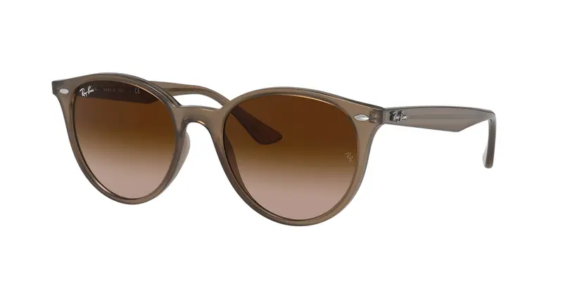 Ray - Ban Unisex RB4305 616613 Occhiali da sole Iniettato Beige Marrone Pantos Normale Sfumato
