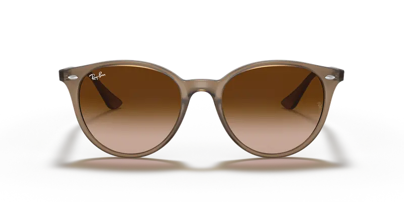 Ray - Ban Unisex RB4305 616613 Occhiali da sole Iniettato Beige Marrone Pantos Normale Sfumato miniatura 2