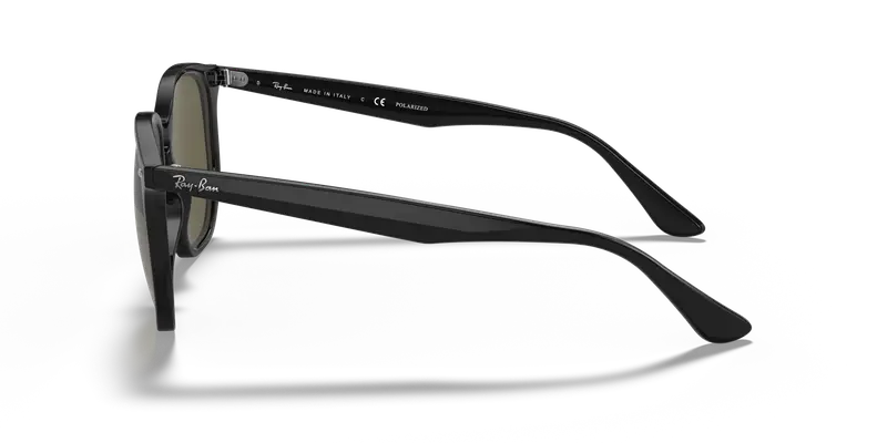 Ray - Ban Unisex RB4306 601/9A Occhiali da sole Iniettato Nero G15 Geometrica Polarizzata miniatura 3