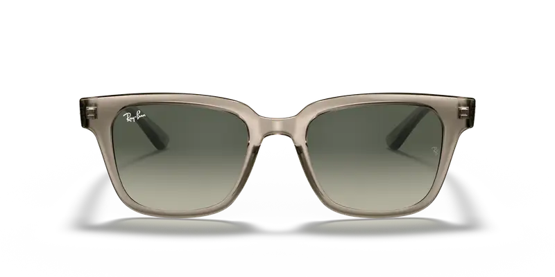 Ray - Ban Unisex RB4323 644971 Occhiali da sole Iniettato Grigio Grigio Squadrata Normale Sfumato miniatura 2