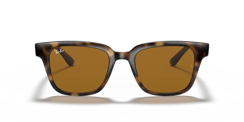 Ray - Ban Unisex RB4323 710/33 Occhiali da sole Iniettato Tartaruga Marrone Squadrata Normale miniatura 2