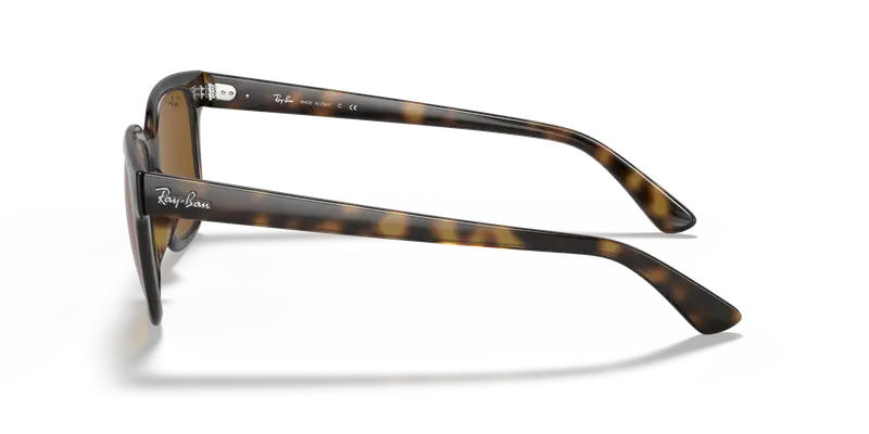 Ray - Ban Unisex RB4323 710/33 Occhiali da sole Iniettato Tartaruga Marrone Squadrata Normale miniatura 3