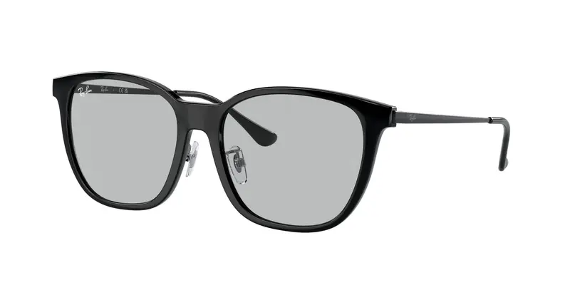 Ray - Ban Unisex RB4333D  601/87 Occhiali da sole Iniettato Nero Grigio Squadrata Normale
