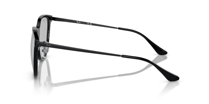 Ray - Ban Unisex RB4333D 601/87 Occhiali da sole Iniettato Nero Grigio Squadrata Normale miniatura 3