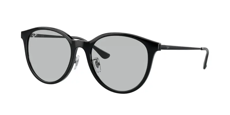 Ray - Ban Unisex RB4334D 601/87 Occhiali da sole Iniettato Nero Grigio Squadrata Normale