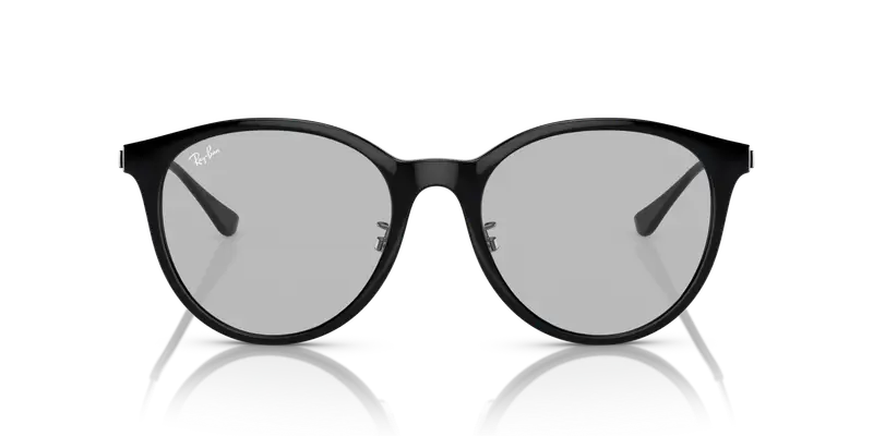 Ray - Ban Unisex RB4334D 601/87 Occhiali da sole Iniettato Nero Grigio Squadrata Normale miniatura 2