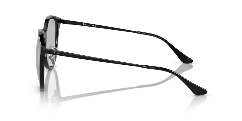 Ray - Ban Unisex RB4334D 601/87 Occhiali da sole Iniettato Nero Grigio Squadrata Normale miniatura 3