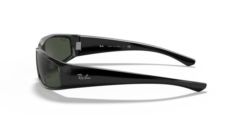 Ray - Ban Unisex RB4335 601/71 Occhiali da sole Iniettato Nero G15 Pillow Normale miniatura 3