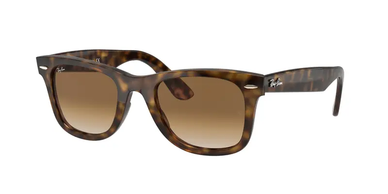 Ray - Ban Unisex RB4340 WAYFARER EASE 710/51 Occhiali da sole Iniettato Tartaruga  Squadrata Normale Sfumato