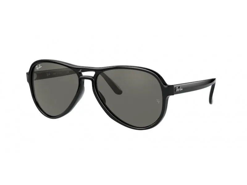 Ray - Ban Unisex RB4355 VAGABOND 601/B1 Occhiali da sole Plastica Nero Grigio Pilot