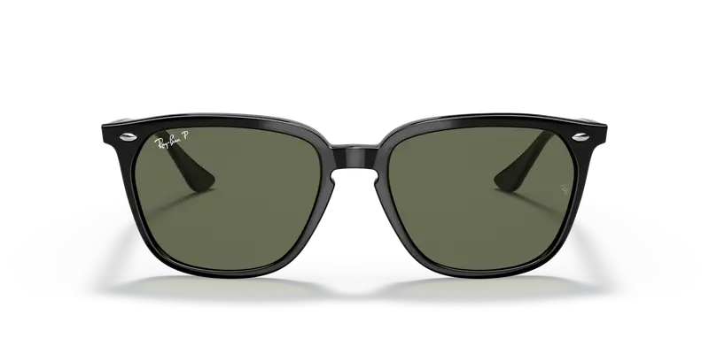 Ray - Ban Unisex RB4362 601/9A Occhiali da sole Acetato Nero G15 Squadrata Polarizzata miniatura 2