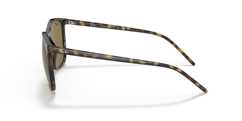 Ray - Ban Unisex RB4387 710/73 Occhiali da sole Iniettato Tartaruga Squadrata Normale miniatura 3