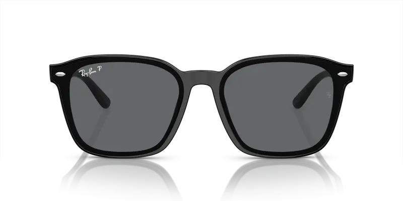 Ray - Ban Unisex RB4392D 601/81 Occhiali da sole Iniettato Nero Grigio Squadrata Polarizzata miniatura 2